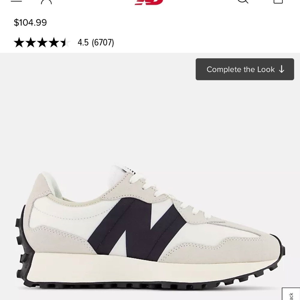 New Balance 327 Sneakers man’s size 8 woman size 9.5 new - Picture 6 of 10